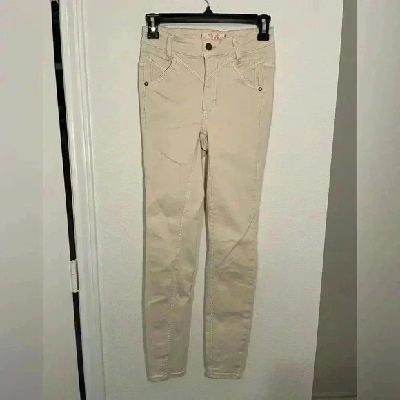 Free People Denim - Free People We The Free Cream Skinny Jeans Womens Size 24